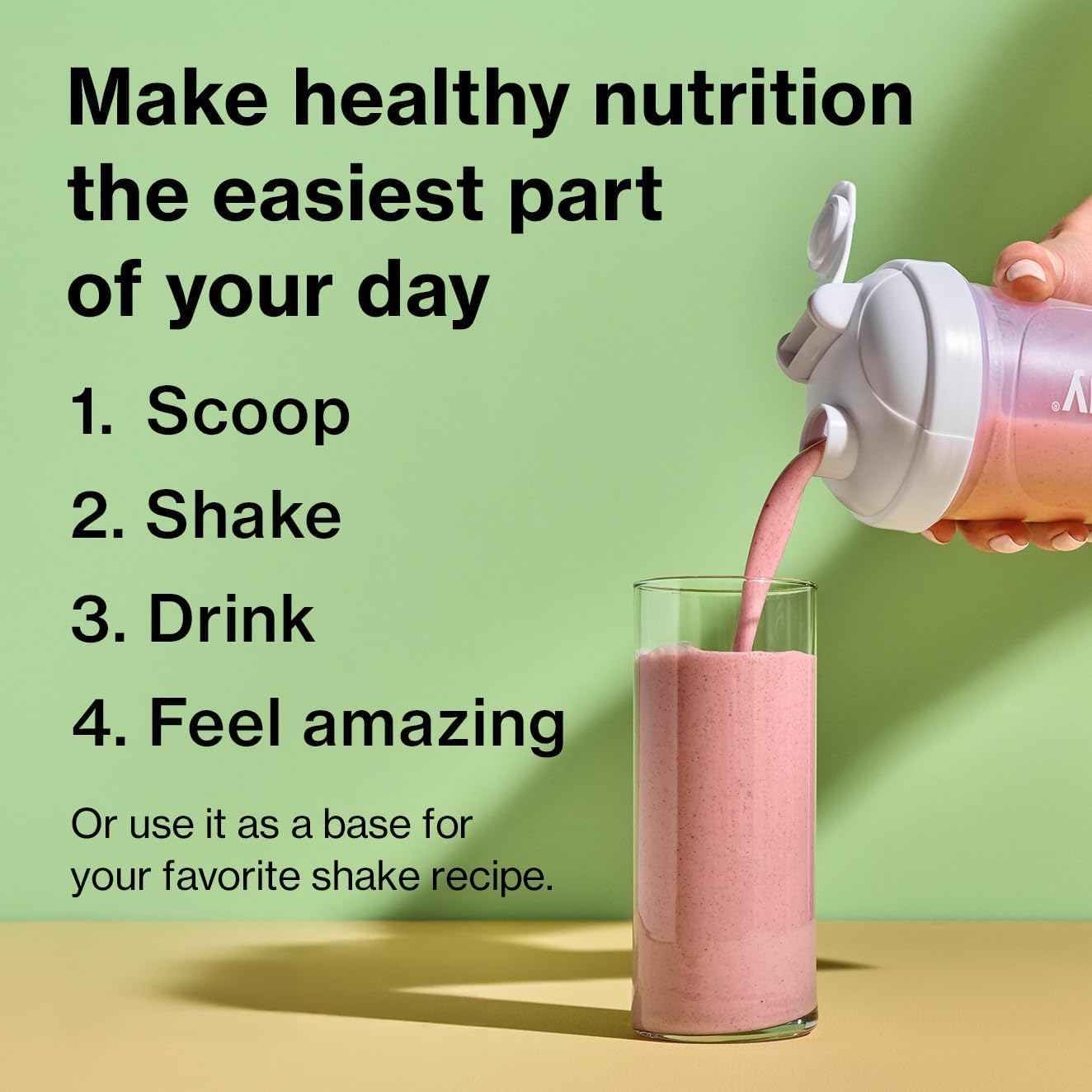 BODi Shakeology 0g Added Sugar Plant Based Protein Powder Blend, Gluten-Free Shake with Vitamins and Minerals – Helps Support Healthy Weight Loss, Lean Muscle, Tropical Strawberry - 14 Servings - Image 8