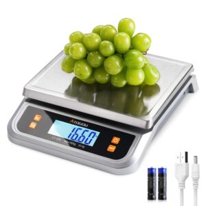 Atogou 88lb Food Scale, Commercial ...
