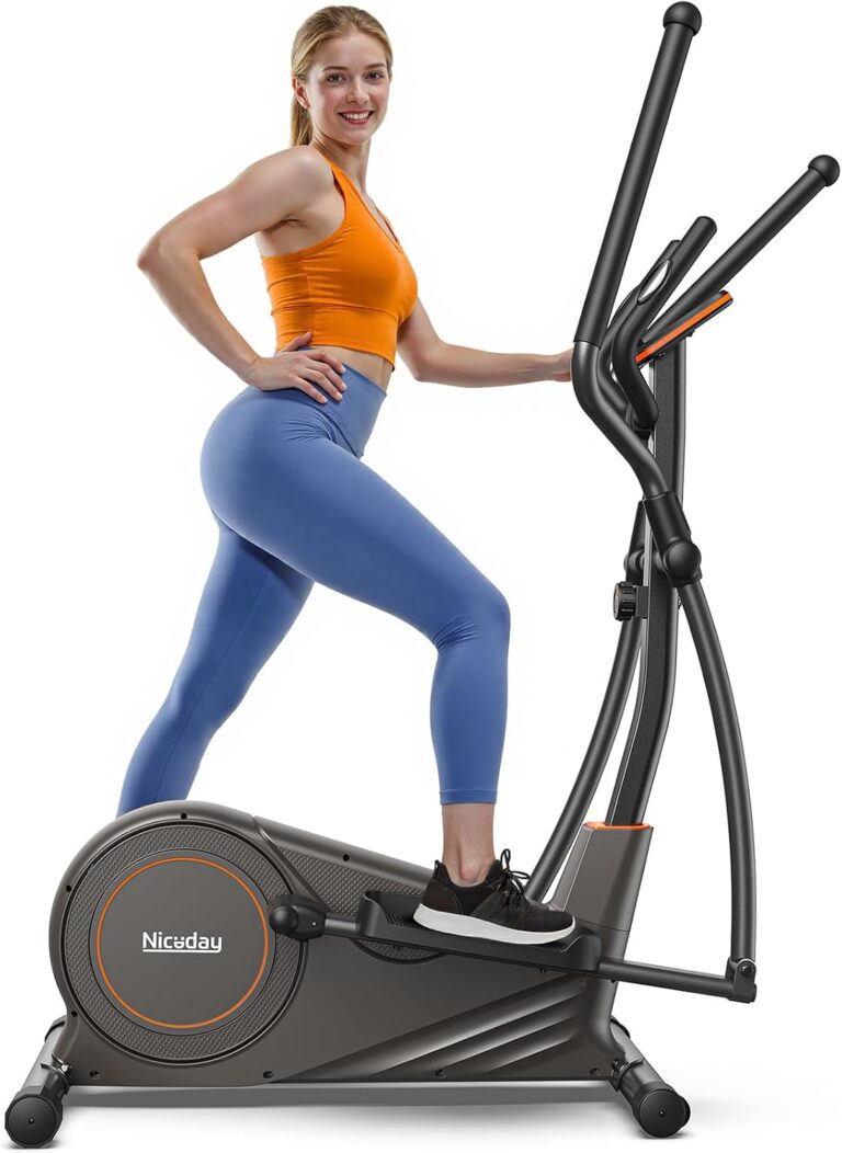Niceday Elliptical Exercise Machine with 15.5IN/16IN/20IN Stride
