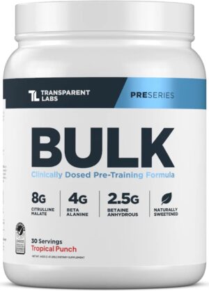 Transparent Labs Bulk Pre Workout P...