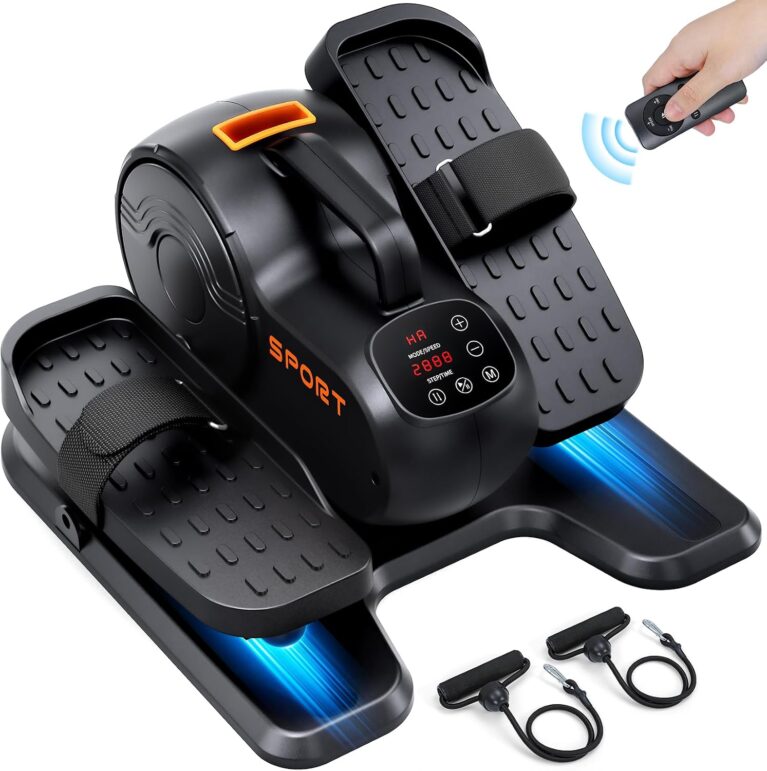 Dripex Under Desk Elliptical, Electric Leg Exerciser for Seniors