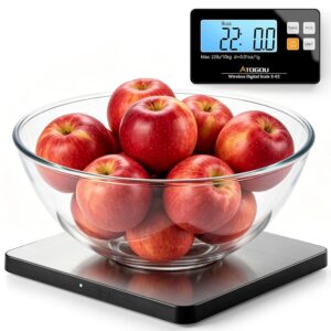 Atogou Wireless Kitchen Scale, 22lb...