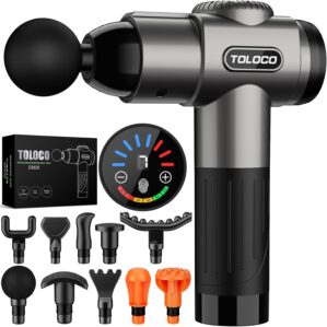 TOLOCO Massage Gun, Deep Tissue Bac...