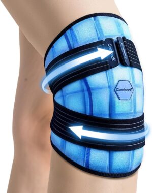 Comfpack Knee Ice Pack Wrap, 2 Hour...