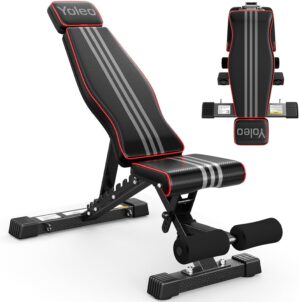 YOLEO Adjustable Weight Bench, ASTM...