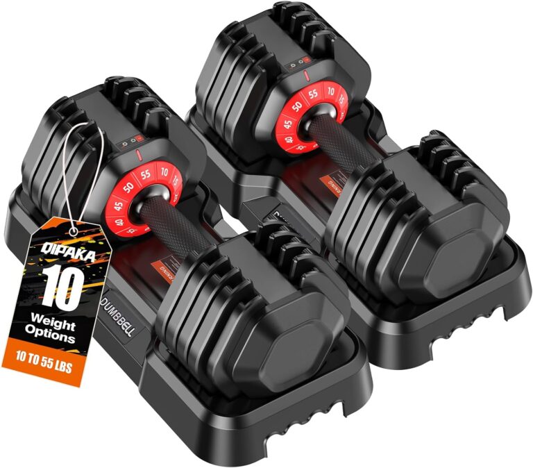 Adjustable Dumbbells Set for Home Gym Weight Set 25/26.5/55/52.5/85LB