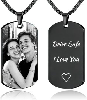 QYH Custom Picture Necklace with Pi...