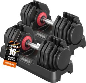 Adjustable Dumbbells Set for Home G...