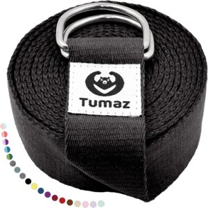 Tumaz Yoga Strap for Stretching wit...