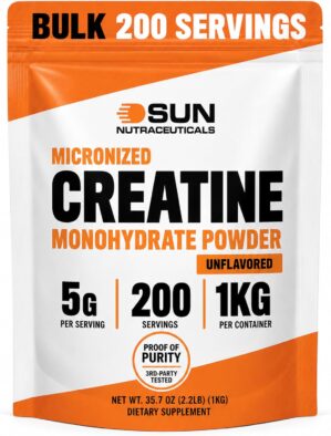 Bulk Creatine Powder for Men &...