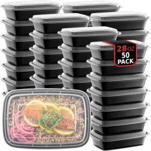 50-Pack Reusable Meal Prep Containe...