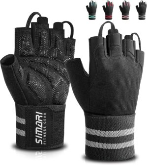 SIMARI Workout Gym Gloves for Men W...