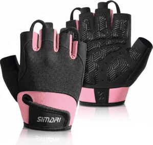 SIMARI Breathable Workout Gloves wi...