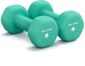 Yes4All Neoprene Dumbbells, Pairs a...