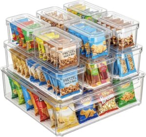 KUMD 10 Pack Food Storage Organizer...