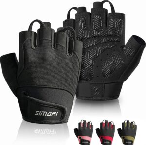 SIMARI Breathable Workout Gloves wi...