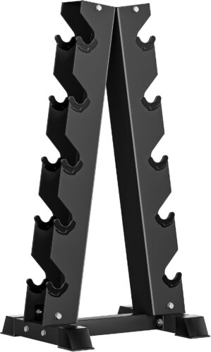HANDBODE A-Frame Dumbbell Rack, Bar...