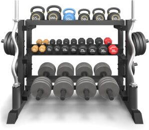 Jusgym Dumbbell Rack Stand Only, 3 ...