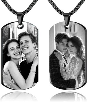 QYH Custom Picture Necklace with Pi...