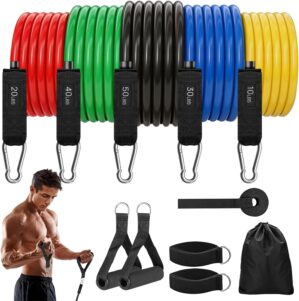 Resistance Bands with Handles, 5-Le...