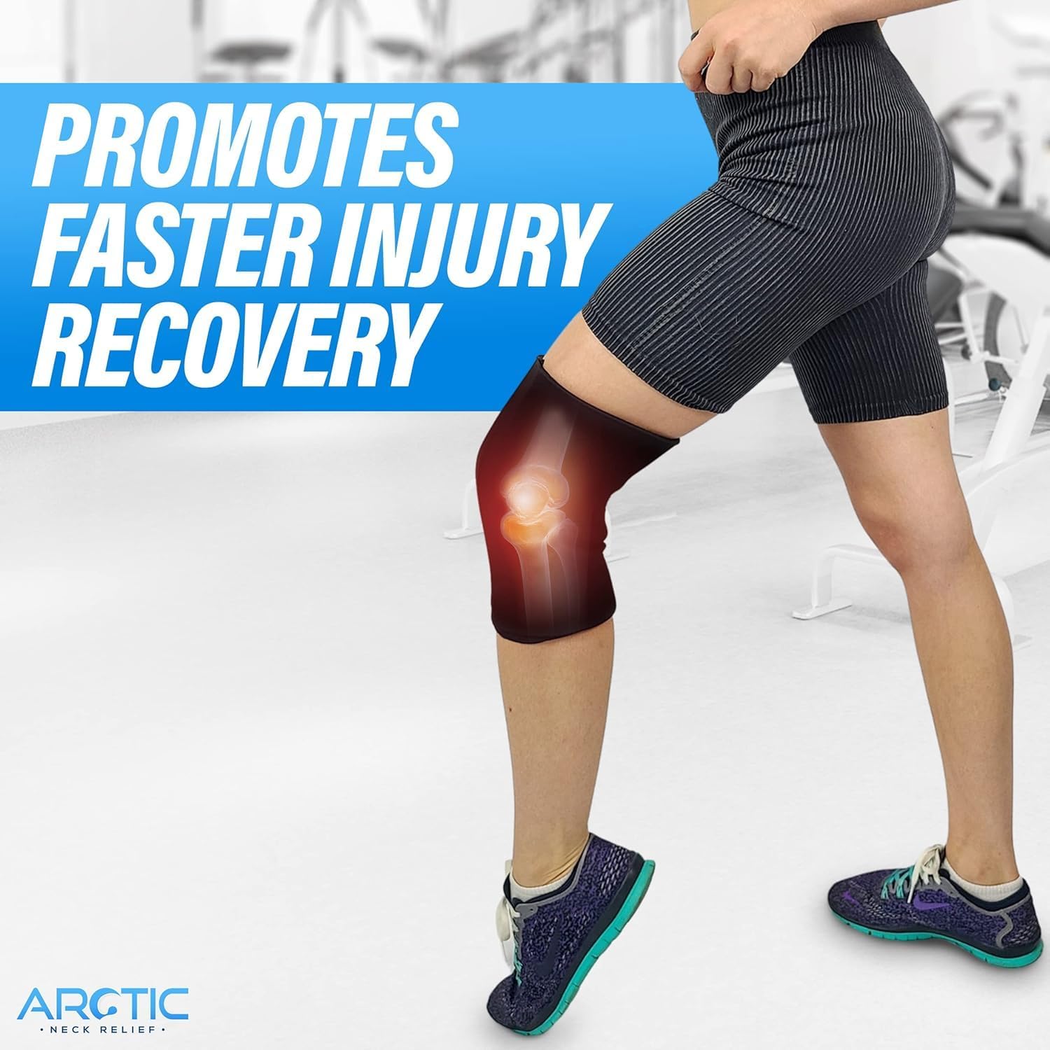2 Pack - Premium Cold Therapy Compression Ice Sleeve, Knee Ice Pack Wrap for Injuries, Elbow, Quad & Hamstring Relief, Flexible & Reusable Cold Wrap Recovery for Meniscus, ACL, MCL, Ice & Heat Therapy - Image 8
