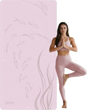 Extra Wide Yoga Mat 76″x40...