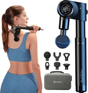 NAPRE Foldable Massage Gun with Ext...