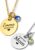 Custom Engraved 3D Vertical Pillar Bar Necklace – Personalized Name Pendant – 1 to 4 Sides – Non-Tarnish Stainless Steel – Gold/Silver – Adjustable Chain – Gift for Her, Mom/Dad With Kids Names