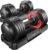 FLYBIRD DB2 Adjustable Dumbbell Set, 55LB/110LB Option, 5-in-1 Quick Adjustable Weights with Storage Box and Non-Slip Handle, Weight Set for Home Gym Exercise Fitness, Full Body Workout for Men & Women