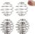 Stainless Steel Shaker Balls for Protein Shakes, Wire Whisk Mixer Balls for Shaker Bottles, Fast & Smooth Mixing