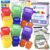 Efficient Nutrition Portion Control Containers DELUXE Kit (28-Piece) with COMPLETE GUIDE + 21 DAY PLANNER + RECIPE eBOOK BPA FREE Color Coded Meal Prep System for Diet and Weight Loss